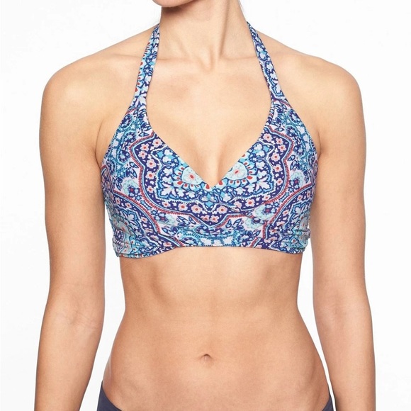 Athleta Blue and Green Patterned Bikini - Picture 6 of 13